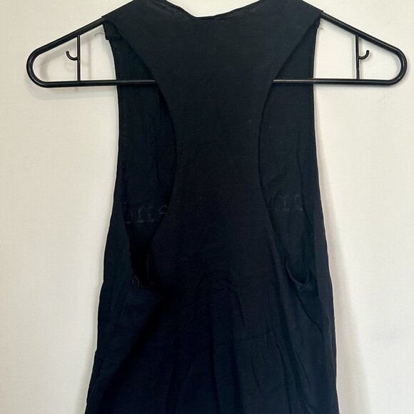 NWT Cozy Rozy California Black Sun, Sea, Sand Raw Hem Tank - Small - Picture 5 of 6